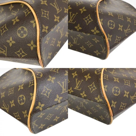 AUTHENTICITY GUARANTEED LOUIS VUITTON LV Logo Ellipse MM Hand Bag Monogram - Picture 12 of 15